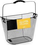 Dansi Eesmine jalgrattakorv I Express Click kinnitusega I Jalgrattakorv esiosale 33 x 26 x 27 cm I Jalgrattakorv juhtrauale, juhtraua korv jalgrattale