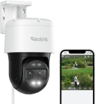 Reolink 4k 8mp Ptz Poe v&auml;lisvalvekaamera kahe objektiiviga, 6x h&uuml;briidse suumiga, 355&deg;/90&deg; p&ouml;&ouml;rdega, auto j&auml;lgimisega, v&auml;rvilise &ouml;&ouml;n&auml;gemisega, inimese/s&otilde;iduki/looma tuvastamisega, 2-suunalise heliga, Trackmix Poe