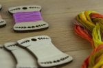 Tikandid tarvikud Embroidery craft. P&ouml;&ouml;rdlattid, kerad muster 2 (50 tk pakis) BB-004-50