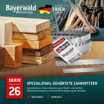 Bayerwald special steel karastatud hambaotsaga lintsaetera - 1490 x 6 x 0.4 x 4 / k&otilde;ikidele standardsetele puiduliikidele / saelint sobib scheppachile ja paljudele teistele