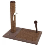 Kahev&auml;rviline kasside kraapimispuu H&ouml;ppy Cat Scratcher, pruun, 49x34.5x47 cm