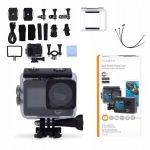 Spordikaamera wifi mikrofoniga Nedis 4k 60fps 16mpix Acam61bk