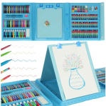 Joonistuskomplekt kohvris, 208 osa