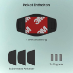 Berrihop magnetiline auto hoidik Ooono No2 jaoks, tugev metallist hoidik sisseehitatud magnetitega auto paigaldamiseks, &uuml;hildub Ooono Co-driver No2 kiiruskaamera alarmiga