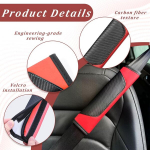 2 tk auto turvav&ouml;&ouml; polstri komplekt, laste ja t&auml;iskasvanute turvav&ouml;&ouml; kaitsmed, &otilde;lapadjad, turvav&ouml;&ouml; kaitsmed, punased turvav&ouml;&ouml; padjad, universaalsed pehmed auto turvav&ouml;&ouml; padjad, sobivad autodele, veoautodele, maasturitele