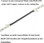 5 tk. Rgb 5050 Led riba pistikud, 17 cm, ilma jootmiseta