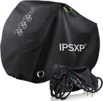 Ipsxp veekindel jalgrattakate, raskekaaluline 210d oxford kate, veekindel, jalgratta kaitsekate, jalgrattahoidja 3 jalgrattale, veekindel, hingav vihmakate, 208 x 112 x 110 cm