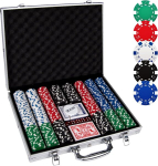 Comie pokkeri žetoonid, 500-osaline pokkeri žetoonide komplekt alumiiniumist reisikohvriga, 11.5g pokkerikomplekt texas holdem blackjack hasartm&auml;ngude jaoks