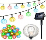 Aia valguskett 20 LED &ndash; P&auml;ikesepatareiga, mitmev&auml;rviline ja automaatne