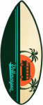 Board Masters Unisex T1 Bulli Bus disainiga Vw Collection Volkswagen skimboard ehtsast puidust (104 cm)