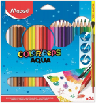 Maped Color'peps Aqua akvarellpliiatsid, 24 tk.