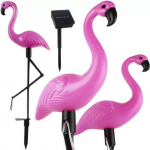 P&auml;ikeselaadimisega LED-flamingod &ndash; IP44, 600 mAh