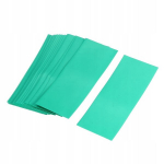 Pvc termokahanevad torud 29,5 mm lamedad, eelnevalt l&otilde;igatud, 72 mm rohelised