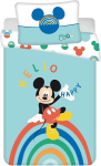 Jfabrics Disney Mickey Mouse 100% puuvillane beebivoodi voodipesukomplekt