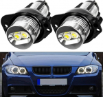 Autoxbert 2 Led Angel Eyes komplekt Bmw E90 E91, 12 V 6000 K Angel Eyes Halo Ring, valge valgus, k&otilde;rge heledus