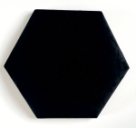 Polsterdatud paneelid kuusnurk 30x26 k&auml;rjekujuline black