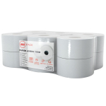 Tualettpaber Jumbo Aro-pack 100m 12 rulli 2 kihti tselluloos valge pehme