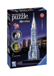 3d pusle Ehitised &ouml;&ouml;sel: Chrysler Building pilvel&otilde;hkuja Ravensburger