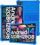 Doogee U11 2025 Tablet 11-tollise Android 15 tahvelarvuti &uuml;mbris - p&otilde;rutuskindel silikoon&uuml;mbris, &otilde;huke vastupidav &uuml;mbris, veekindel, kriimustusvastane, sinine