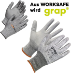 Papyrus 2053702 l&otilde;ikekindlad kindad, tase 5, en388, worksafe cut5-108 - libisemiskindlad, rebenemiskindlad, 6 paari, suurus 11 = xxl