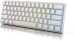 Durgod Venus 60% Rgb Rgb mehaaniline m&auml;nguriklaviatuur | 60% paigutus Ansi Us Uk | alumiiniumkorpus | Double Shot Pbt Cherry profiil (gateron Blue, White)