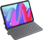 Inateck ipad 10. p&otilde;lvkonna &uuml;mbris klaviatuuriga, ipad 11 gen. a16 2025 11 tolli, air 11 tolli m3/m2 (2025/2024), air 5/4, pro 11 4/3/2/1, qwertz, &uuml;likerge klaviatuur pliiatsi hoidjaga, airtap bk2007