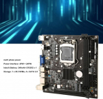 Cuifati Itx arvuti emaplaat, Ddr3 m&auml;nguemaplaat t&auml;iskiirusel M.2 Nvme Ssd pesaga, 4x Sata 2.0, M.2 Wifi, Pcie 2.0 X16, Vga Hdml, kahe kanaliga helikaart