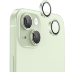 Evelatus iPhone 15 / 15 Plus Kaamera Objektiivi Kaitse Armor Roheline Metallraam