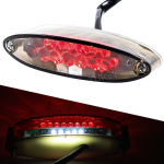 Mootorratta tarvikud 28-LED-i suitsutatud tagumise tagatule piduri numbrim&auml;rgi latern mootorratas,