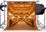 Yongfoto 3x3m pulma taust vana kirik euroopa kuldne loss taustad fotograafia fotosessioonidele isiklik portree vin&uuml;&uuml;lfoto taust stuudio rekvisiidid