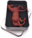 USB pulk Onwomania hobune pruuni ratsutamise usb m&auml;lupulk alumiiniumist kinkekarbis 32 gb usb 3.0