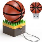USB pulk Uflatek Usb-m&auml;lupulk 16 Gb korvpalli m&auml;lupulk silikoonist Usb 2.0 v&auml;lkm&auml;lu pruun m&auml;lupulk 16 Gb multifilmim&auml;lu v&auml;lised andmekandjad kingitusteks