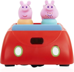 Wow! stuff pig peppas smart car interaktiivne peppa pig m&auml;nguasi koolieelsetele lastele tulede ja helidega, punane