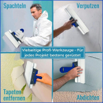 Bachsam&reg; professionaalne t&ouml;&ouml;riistakomplekt valmistatud Saksamaal: pinnaspaatel 400 mm ja 250 mm, ideaalne kipsplaadile, krohvimisele, tapeedi eemaldamisele. Kvaliteetne pehme k&auml;epidemega spaatel, silumispaatel, siluja