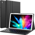 Earto klaviatuurikohver samsung galaxy tab a7 10.4 2020 jaoks - eemaldatav juhtmevaba bluetooth qwerty klaviatuur koos kohvriga samsung galaxy tab a7 10.4 tolli 2020 t500 / t505 / t507 jaoks, must