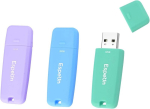 USB pulk Espeon 3 Pack 32gb Usb 2.0 Usb m&auml;lupulk kummist korpuse kaitse Macaroon helesinine helelilla heleroheline