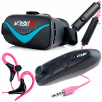 Webski Vr 360 prillid, 3d prillid telefonile Bt kontrolleri ja k&otilde;rvaklappidega