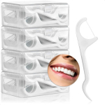 Com-four&reg; 200 hambaniidi pulka - hambaniidi pulk hambaorgiga - y-kujuline hambavahede pulk dosaatoris - hambahoolitsus reisil - hammaste puhastamine liikvel olles - vahatatud hambaniit (200 pulka)