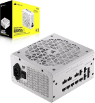 Corsair Rm850x Shift t&auml;ielikult modulaarne Atx toiteplokk - modulaarne k&uuml;lgliides - Atx 3.1 ja Pcie 5.1 &uuml;hilduv - nullkiirusega ventilaatori režiim - 105&deg;c kondensaatorid - 80 Plus Gold efektiivsus - valge