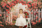 Kate 2.2x1.5m kevadine fototaust, lillekaare taust portreefotograafiale, mikrokiud, v&auml;ljas, pulma-, s&uuml;nnip&auml;eva-, taust fotostuudiole, fotograafia rekvisiidid