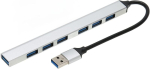 Usb 3.0 hub 7 porti 7 in 1 usb laiendusadapter &uuml;li&otilde;huke usb andmehub s&uuml;learvutile pro pc v&auml;lkm&auml;luseadmele mobiilsele k&otilde;vakettale
