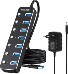 Toiteadapteriga Usb 3.0 jaotur, 7 porti