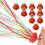 Filoeex streamer k&auml;si, 10 pommi streamer'i pakend, streamer'id, k&auml;ega visatav streamer, viska streamer'i pommid pulmadeks, s&uuml;nnip&auml;evadeks, j&otilde;ulupidudeks (mix a)