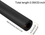 Sourcing map toru isolatsioonivaht toru j&auml;&auml;kide isolatsioon torustik 12 mm (1/2 tolli) id 22 mm (7/8 tolli) ad 20 tolli soojuse s&auml;ilitamine k&auml;epideme toe jaoks