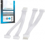 Litcessory &uuml;he 6 kontaktiga jagaja kaheks 6 kontaktiga Philips Hue Lightstrip Plus jaoks (2 tk, valge (micro 6-pin) - V4)