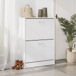 Jalan&otilde;ude kapp, 60 x 24 x 83.5 cm, Valge