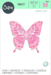 Sizzix, mitmev&auml;rviline, &uuml;ks suurus Thinlits stantsid 3 tk 664394 Detailed Wings by Jessica Scott, metall