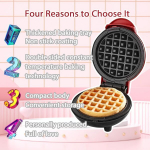 Mini vahvlimasin, vahvlimasin hommikus&ouml;&ouml;giks, magustoiduks, v&otilde;ileibadeks