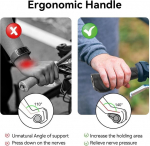 Ergonoomilised jalgratta k&auml;epidemed 22,2 mm, libisemiskindlad