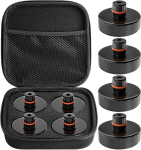 Kefflum auto tungraua kummipadi Tesla Model 3/y/x/s jaoks, 4 tk tungraua padja adapteri tarvikud koos hoiukarbiga, kaitseb Tesla akut ja &scaron;assiid